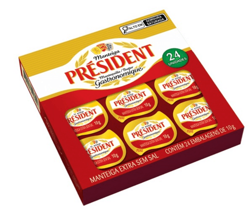 MANTEIGA PRESIDENT GASTR S/SAL 240G