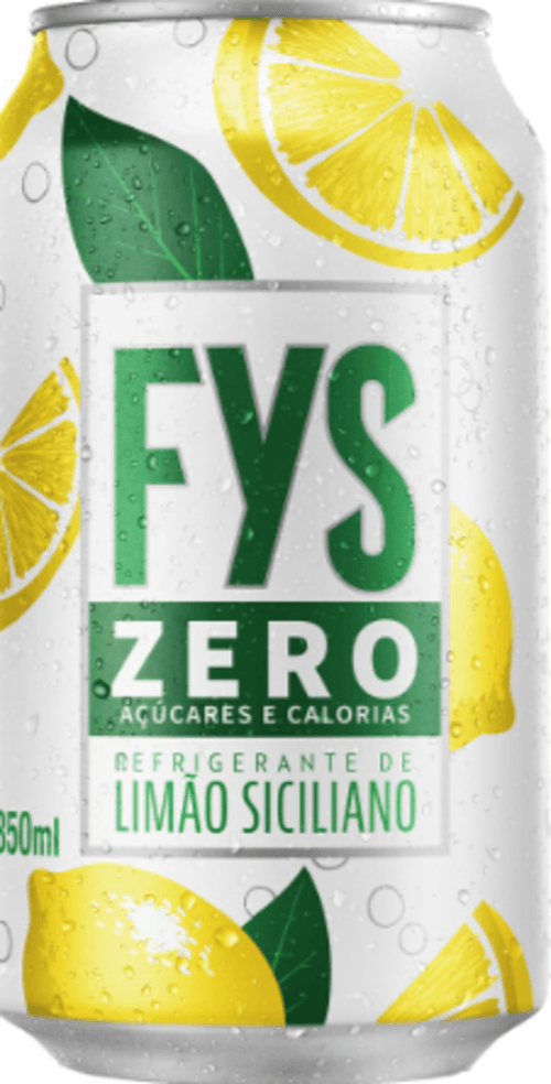 REFRIGERANTE FYS LIMAO SICILIANO 350ML-LT ZERO