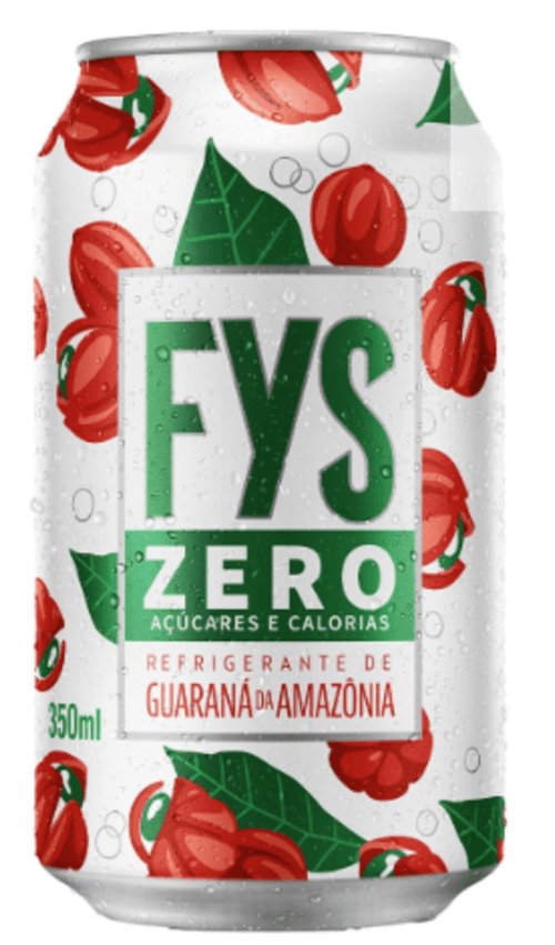 REFRIGERANTE FYS DE GUARANA AMAZONIA 350ML-LT ZERO