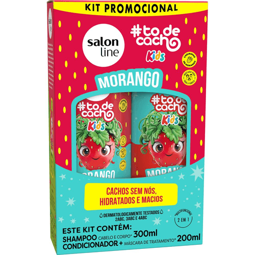 KIT SALON-L T-DCACH SH+CO 300+200ML MORANGO