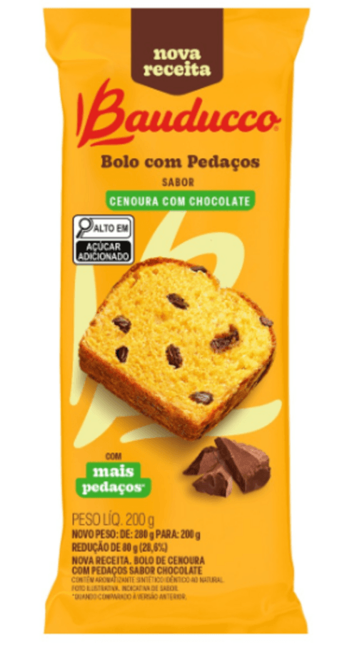 BOLO BAUDUCCO 200G-PC CENOURA/CHOC