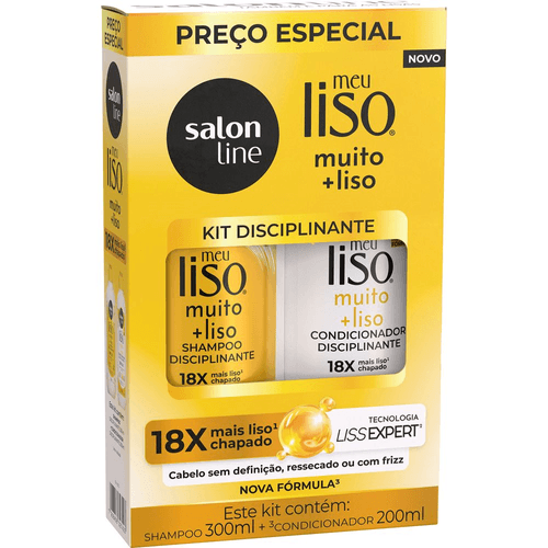 KIT SALON-L M-LISO SH+CO 300+200ML  MUITO + LISO