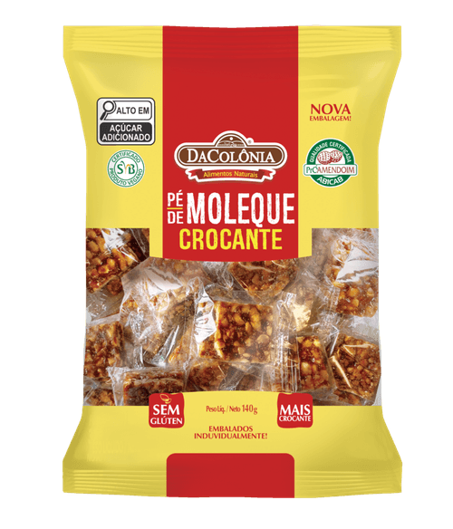 PE DE MOLEQ DACOLONIA 140G CROCANTE