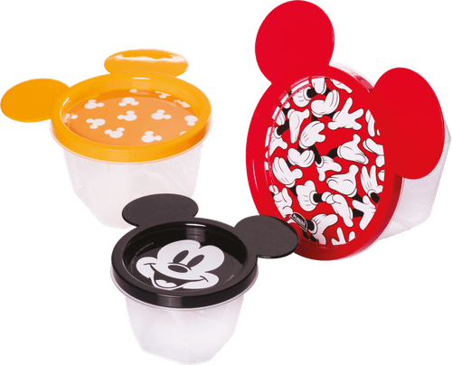 CONJUNTO PLASUTIL  POTE CONECT RED MICKEY