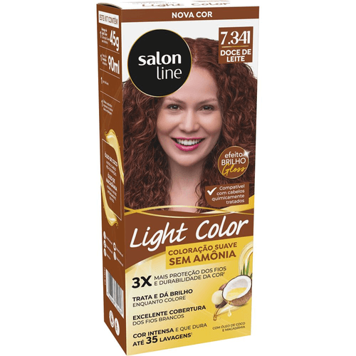 TINT TONALZ SALON-L LIGHT PROF 45G  7.341 DOCE DE LEITE