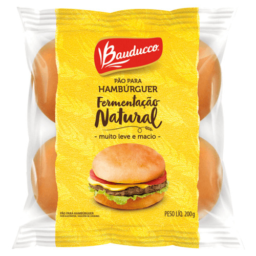 Pão para Hambúrguer Bauducco Pacote 200g