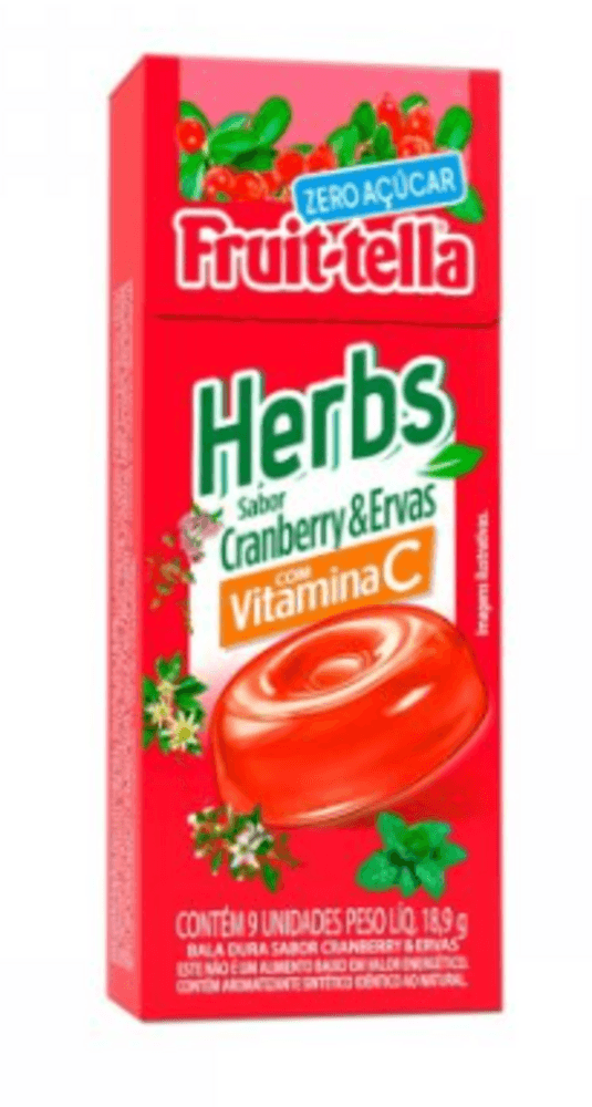 Bala-Dura-Cranberry---Ervas-com-Vitamina-C-Zero-Acucar-Fruit-Tella-Herbs-Caixa-189g-9-Unidades