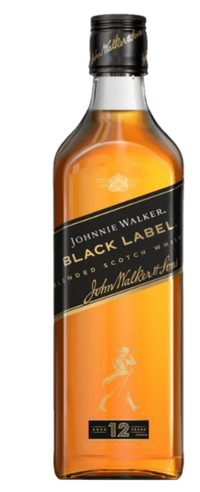 WHISKY ESC JOHNNIE WALK BLACK LABEL 500ML 12ANOS