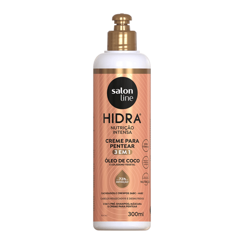 Cr Pent Salon-L Hidra 3em1 300ml Oleo De Coco