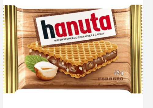 Hanuta Wafer Creme de Avelã 1 uni 22g