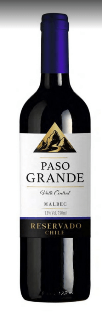VIN CHIL PASO GDE RSVD 750ML-GF MALBEC