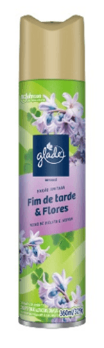 Odorizador-de-Ambiente-Aerossol-Fim-de-Tarde---Flores-Notas-de-Violeta-e-Jasmim-Glade-Frasco-360ml-Spray-Edicao-Limitada