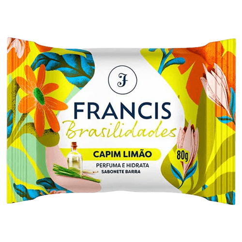 Sabonete em Barra Capim-Limão Francis Brasilidades Flow 80g