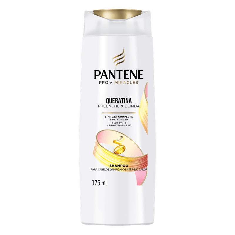 Shampoo-Queratina-e-Pro-Vitamina-B5-Pantene-Pro-V-MIracles-Queratina-Preenche---Blinda-Frasco-175ml