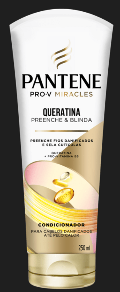 Condicionador-Queratina-e-Pro-Vitamina-B5-Pantene-Pro-V-Miracles-Queratina-Preenche---Blinda-Bisnaga-250ml
