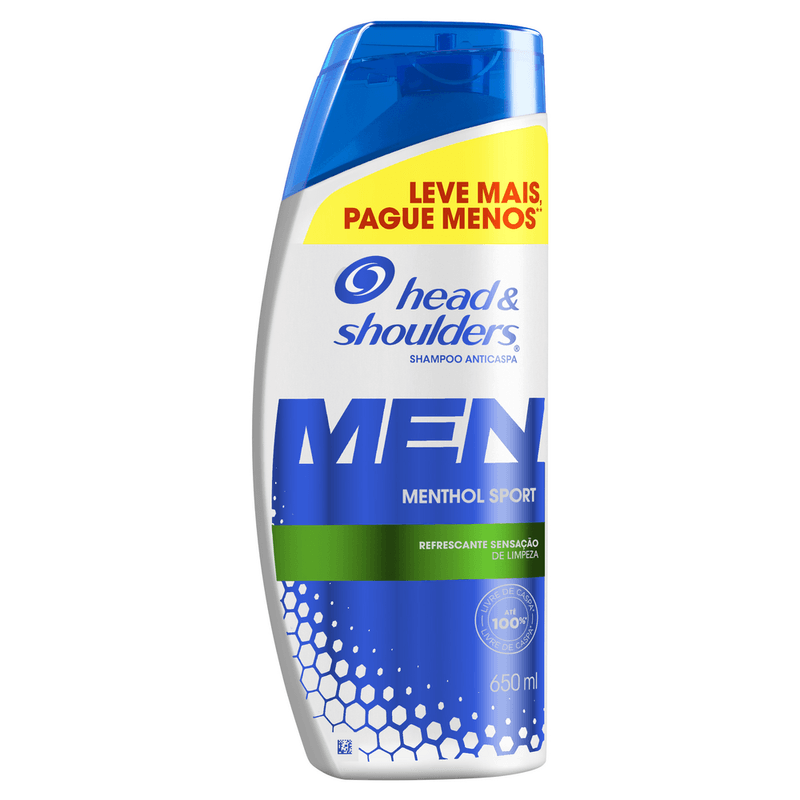 Shampoo-Anticaspa-Menta-Ice-Head---Shoulders-Men-Frasco-650ml-Leve-Mais-Pague-Menos