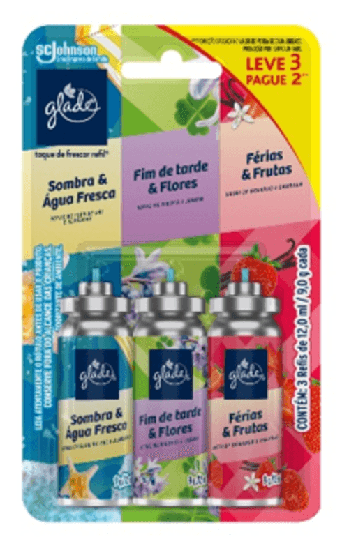 Odorizador Automatic Refil Lembranças de Infância Glade 269ml Embalagem Promocional