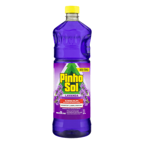 Desinfetante para Uso Geral Perfumado Lavanda Pinho Sol Frasco 1l