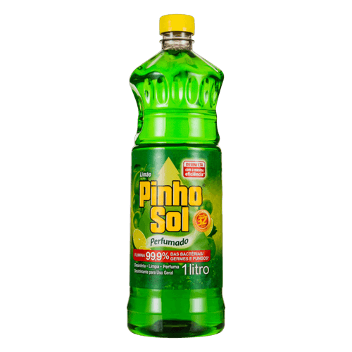 Desinfetante para Uso Geral Perfumado Limão Pinho Sol Frasco 1l