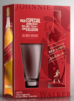 Pack-Especial-Johnnie-Walk-Red-Label-750ml---Copo
