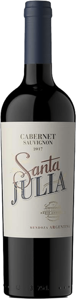 Vinho Argentino Tinto Seco Santa Julia Cabernet Sauvignon Mendoza Garrafa 750ml