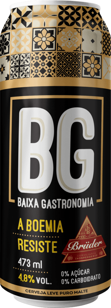 Cerveja Bruder Baixa Gastronomia Puro Malte 473ml