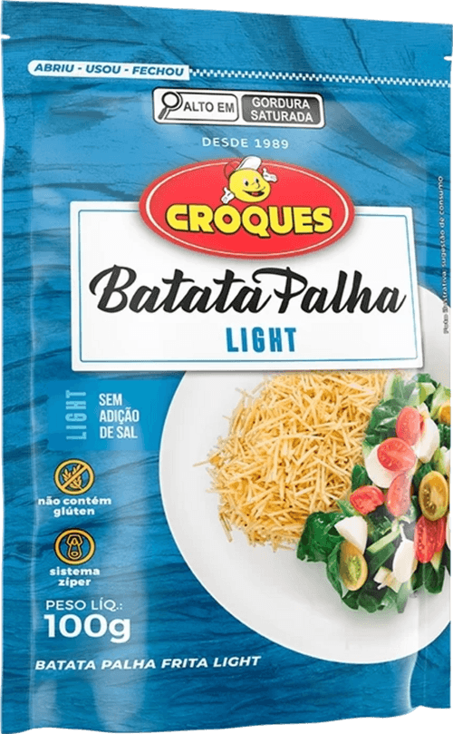 Batata Palha Croques 120gr Menos Sodio