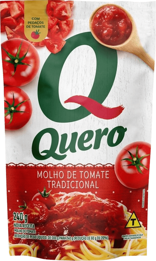 Molho de Tomate Quero Tradicional Sachê 240g