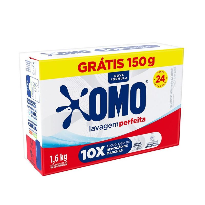 Lava-Roupas-em-Po-Omo-Lavagem-Perfeita-Caixa-16kg-Gratis-150g