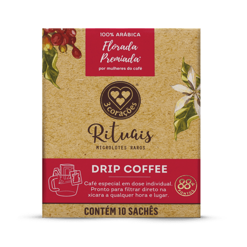 Café individual 3 Corações Florada Premiada Drip Coffee