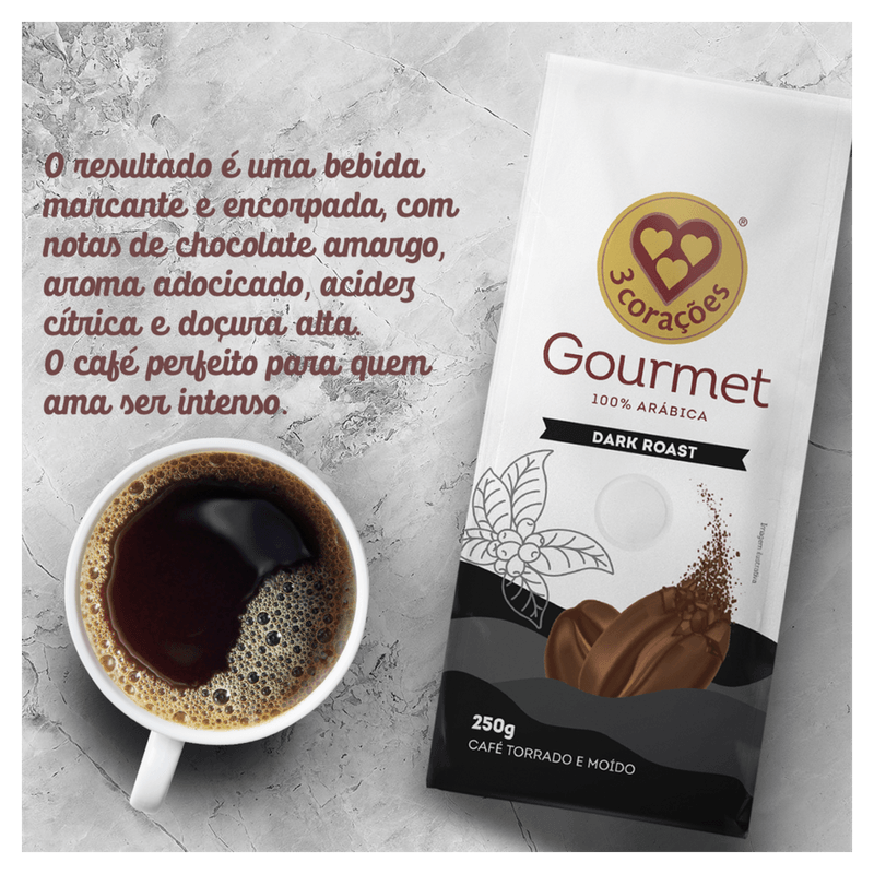 Cafe-em-Po-3-Coracoes-Gourmet-Dark-Roast-250g
