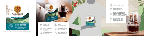 Café em Sachê Drip Coffee Filtrado Matas de Minas 100% Arábica 3 Corações Gourmet