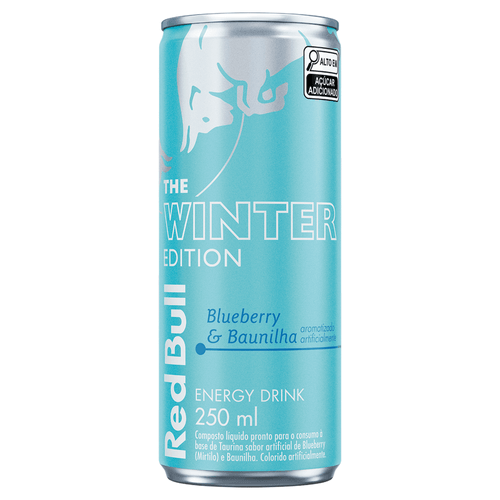 Energético Blueberry & Baunilha Red Bull Lata The Winter Edition  250ml