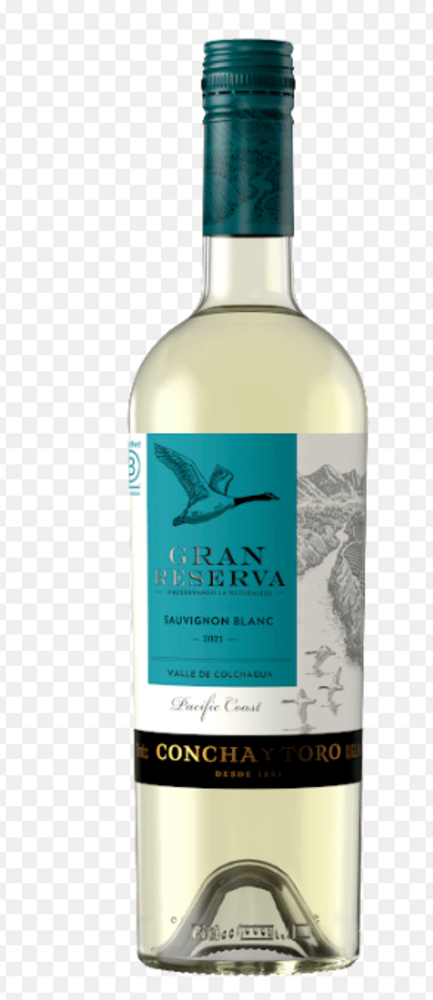 Vinho Chileno Branco Seco Gran Reserva Sauvignon Blanc Valle de Colchagua Garrafa 750ml