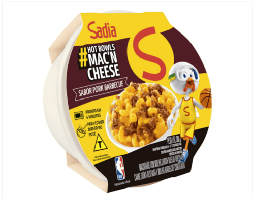 Mac'n Cheese SADIA Hot Blowls Pork Barbecue 300g