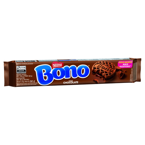 Biscoito Recheado BONO Chocolate 90g