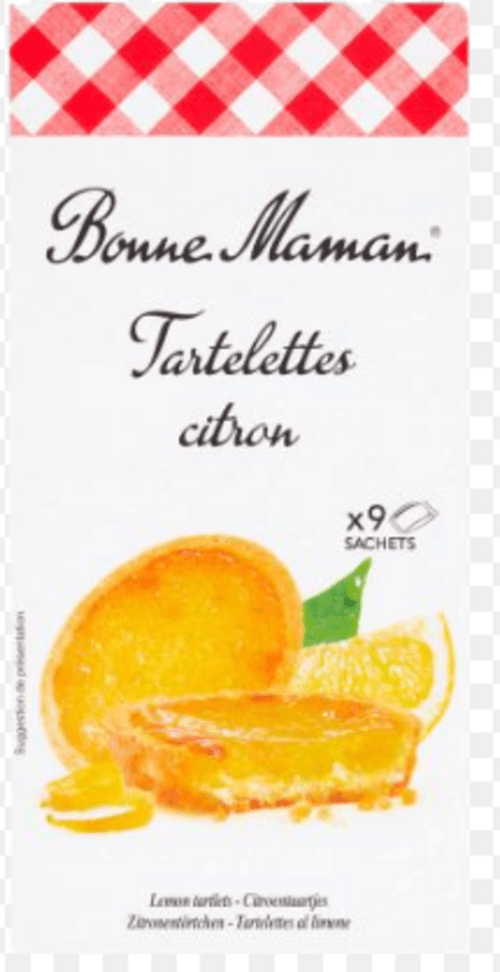 Tartalettes BONNE MAMAN Sabor Limão Embalagem 125g