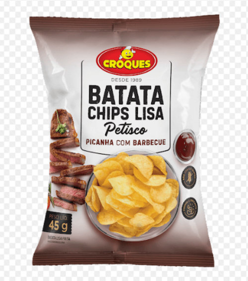 Batata Croques Chips Lisa Picanha com Barbecue 45g