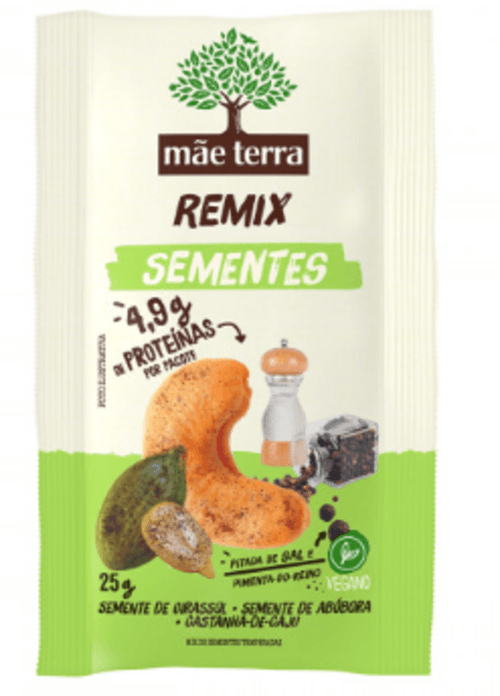 Snack Saudável Mãe Terra Remix Sementes 25 g