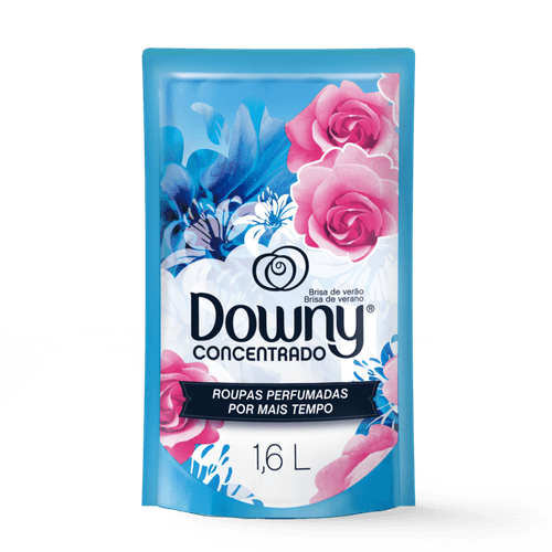 Amaciante de Roupa Concentrado Brisa de Verão Downy Sachê 1,6l