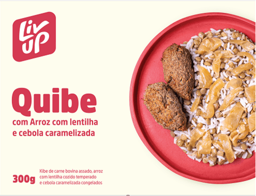 Quibe Arroz Lentilha e Cebola Caramelizada Liv Up 300g