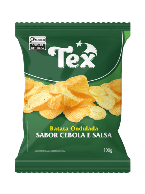 Batata Chips Tex 100g Cebola e Salsa 100g