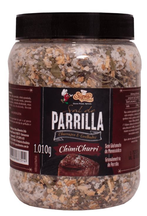 SAL PARRILHA SUPRA ALIM 1,010KG-PT CHIMICHURRI