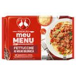 Fettuccine-Ao-Molho-Bolonhesa-Com-Queijo-Parmesao-Ralado-Perdigao-Meu-Menu-Pacote-300G