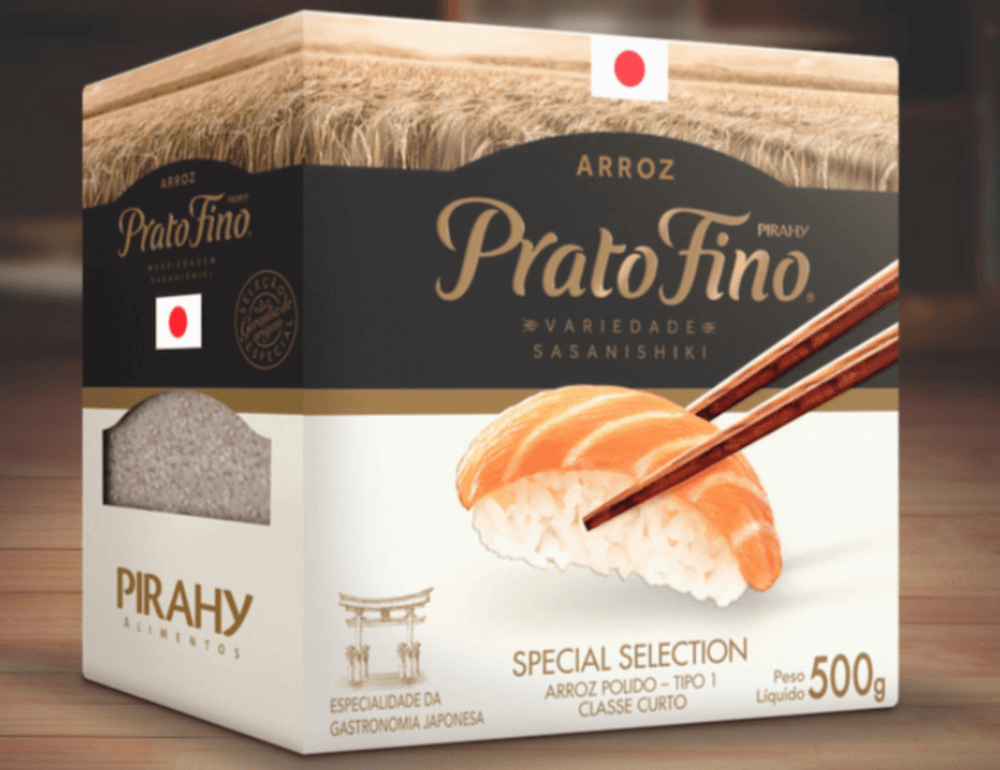 Arroz Prato Fino Japonês PiraHy Special Select 500g