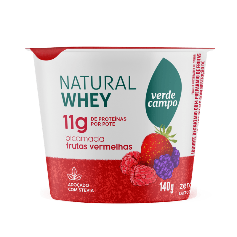 Iogurte-Desnatado-Bicamada-Frutas-Vermelhas-Zero-Lactose-Verde-Campo-Natural-Whey-Pote-140g