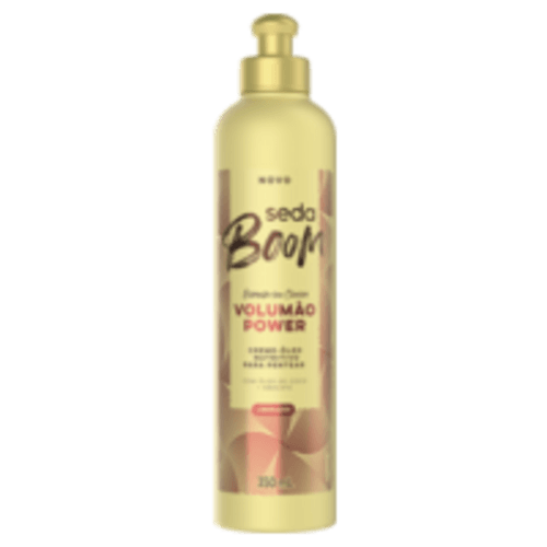 CREME PENTEAR SEDA BOOM VOLUMAO BLACK  350ML -FRASCO
