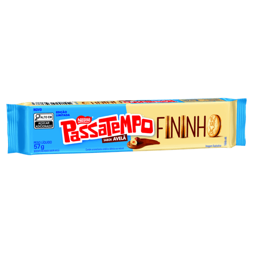 Biscoito Passatempo Fininho Avelã 57g