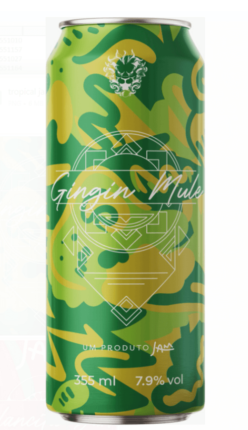 Bebida Alcoólica Gaseificada Jam Gingin Mule 350ml