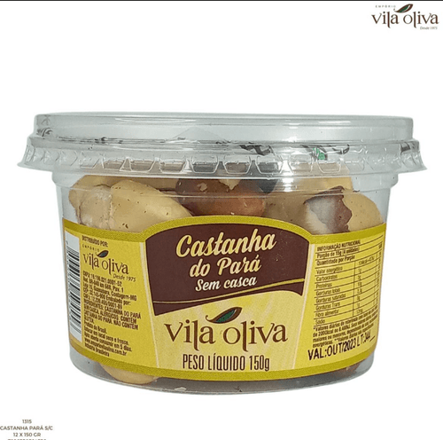 CASTANHA DO PARA SEM CASCA VILA OLIVA  150G